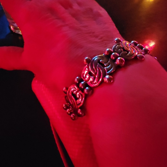Vintage 925 Sterling Silver Bracelet made in Mexico 80 grams - Picture 16 of 16